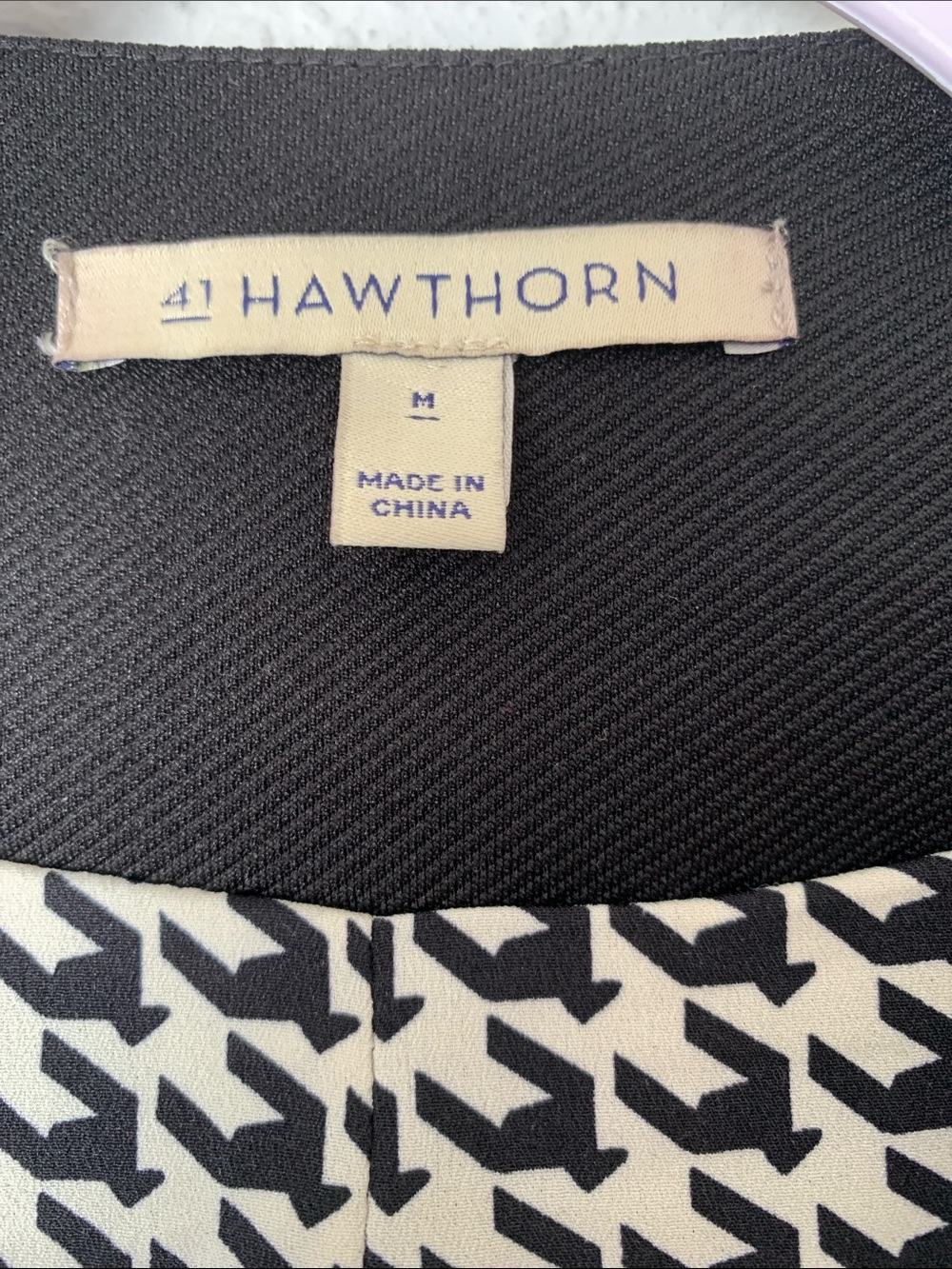 41 Hawthorn Black Women's Tailored Blazer Jacket - Classic One-Button Size M - Picture 7 of 9